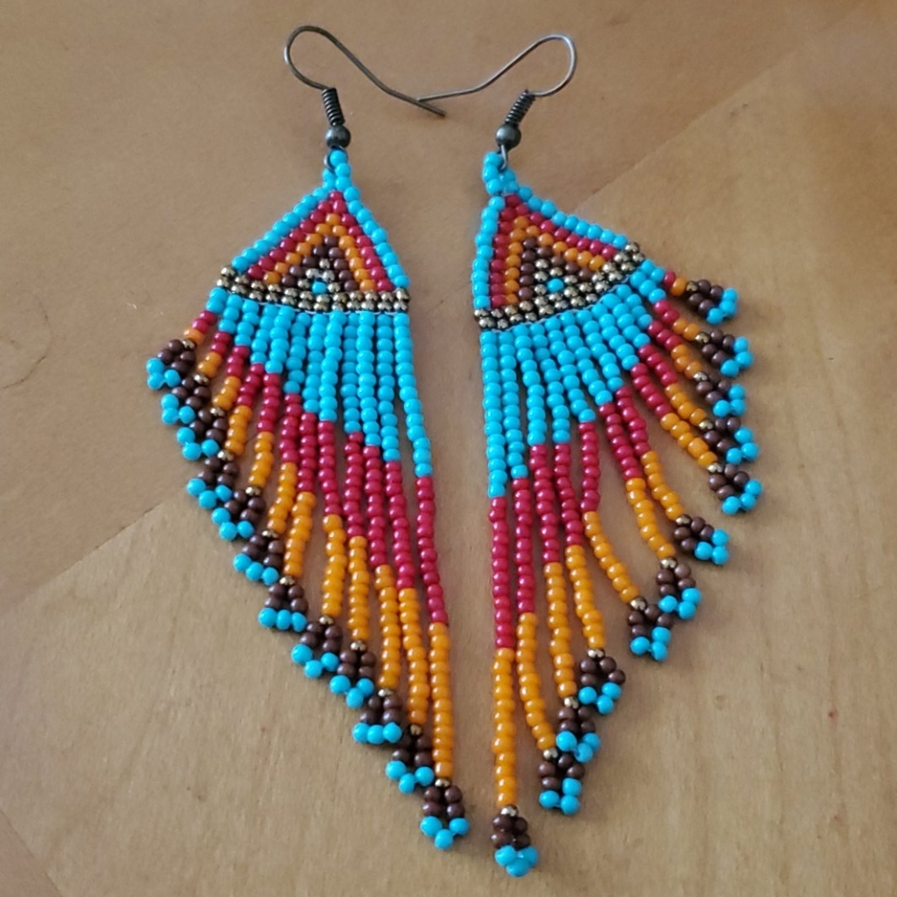 Seed Bead Earrings